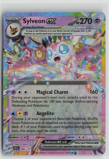 Sylveon ex Double Rare Holo SSP 086/191 NM