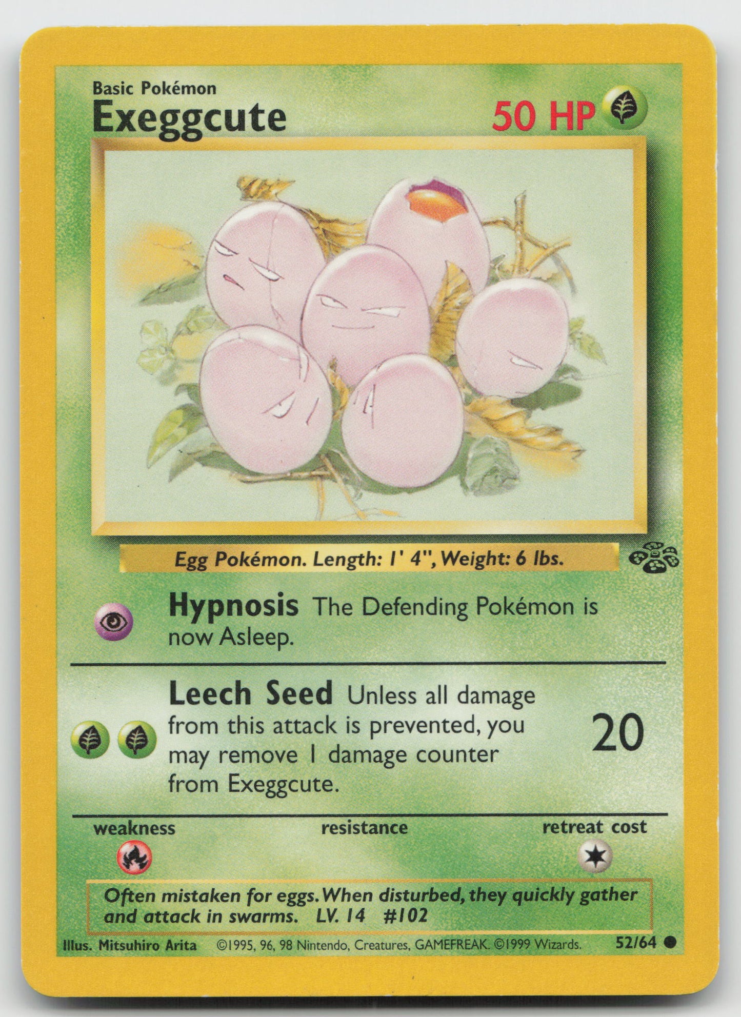 Exeggcute Common Jungle 52/64 LP