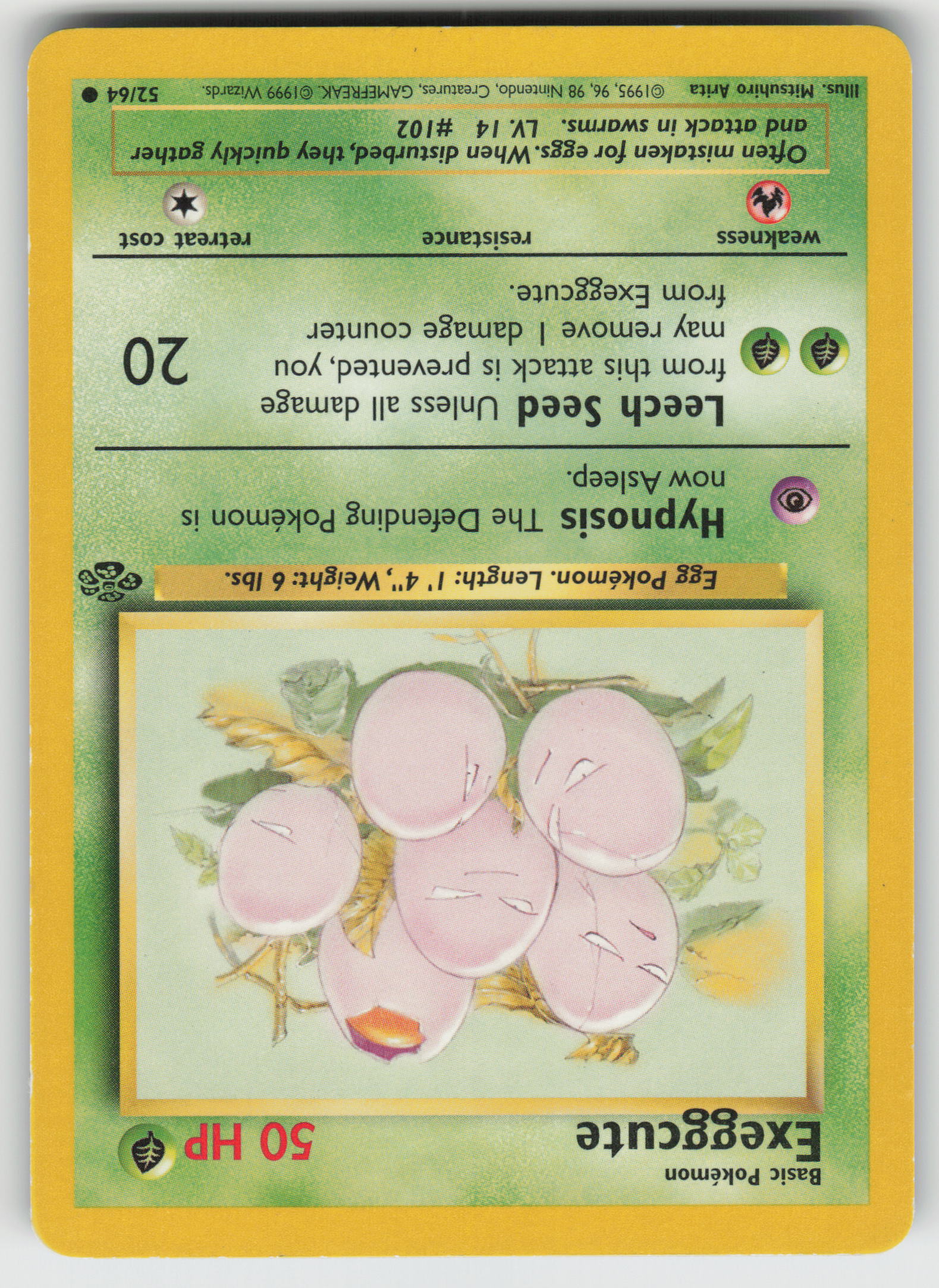 Exeggcute Common Jungle 52/64 LP