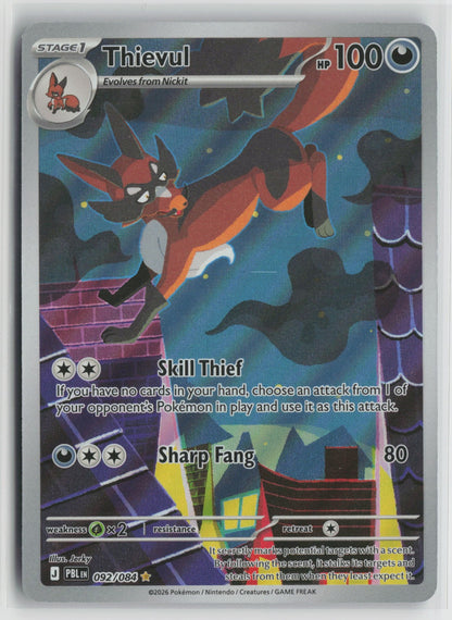 Thievul Illustration Rare Holo PBL 092/084 NM