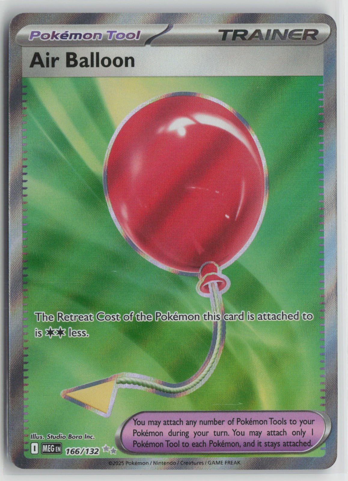 Air Balloon Ultra Rare Holo MEG 166/132 NM