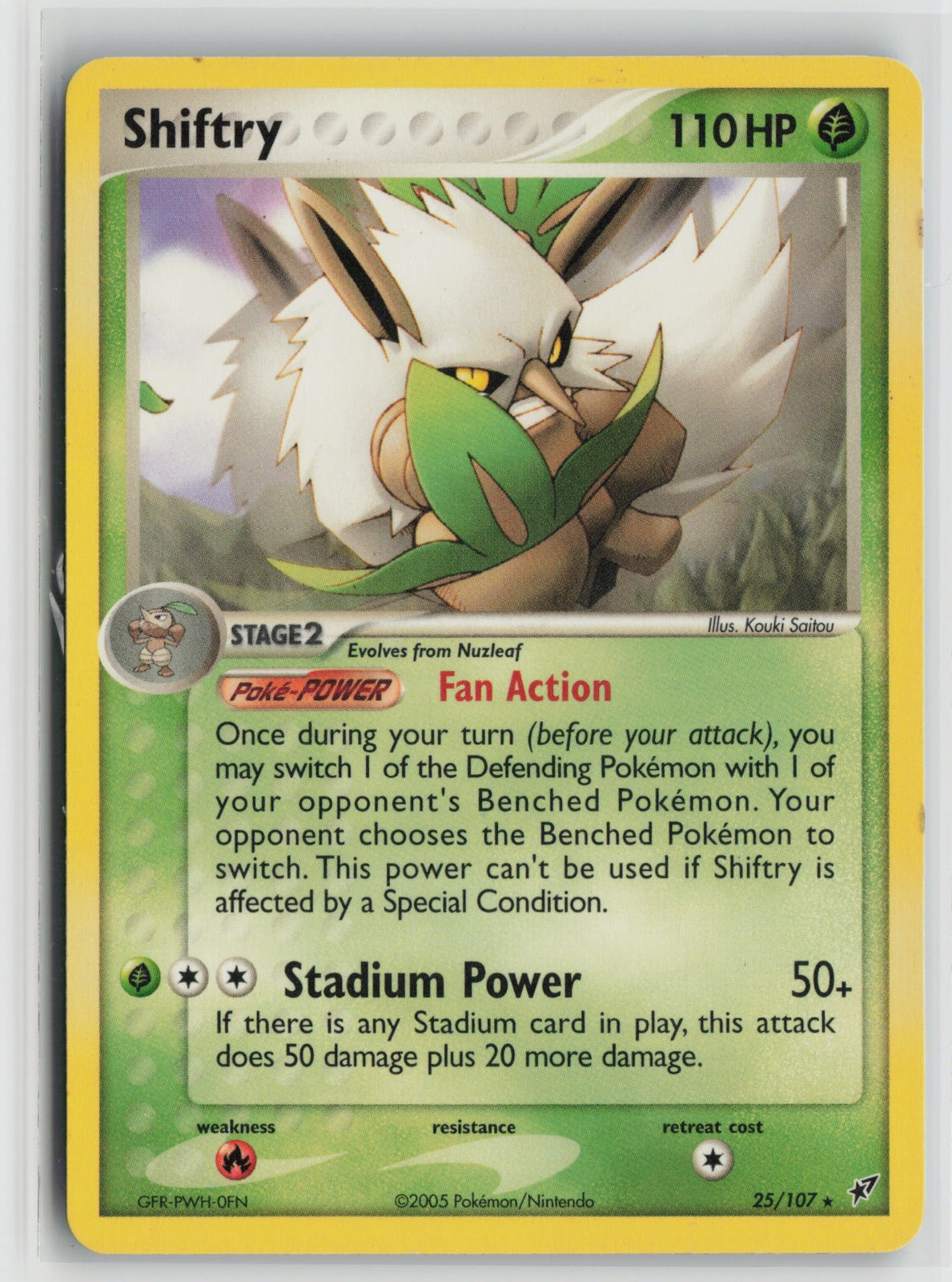 Shiftry Rare DX 25/107 LP