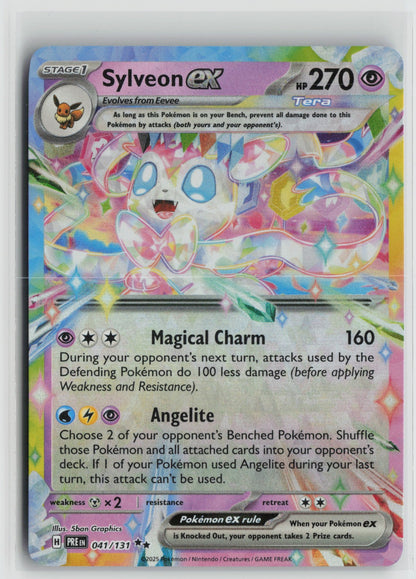 Sylveon ex - Double Rare Holo PRE 041/131 NM