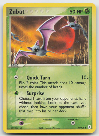 Zubat Common Hidden Legends 83/101 LP