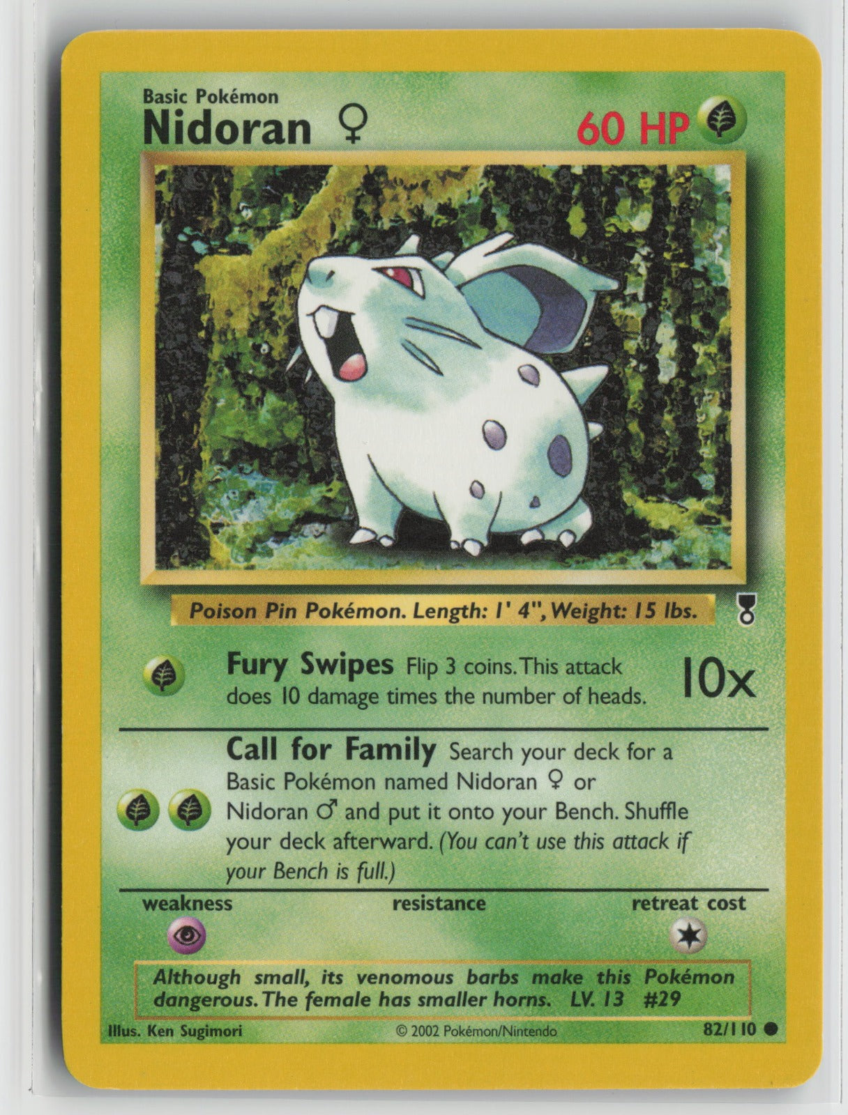Nidoran F Common LC 082/110 LP