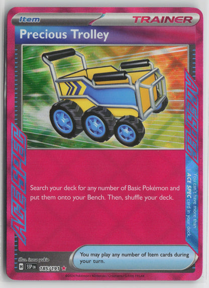 Precious Trolley ACE SPEC Rare Holo SSP 185/191 NM