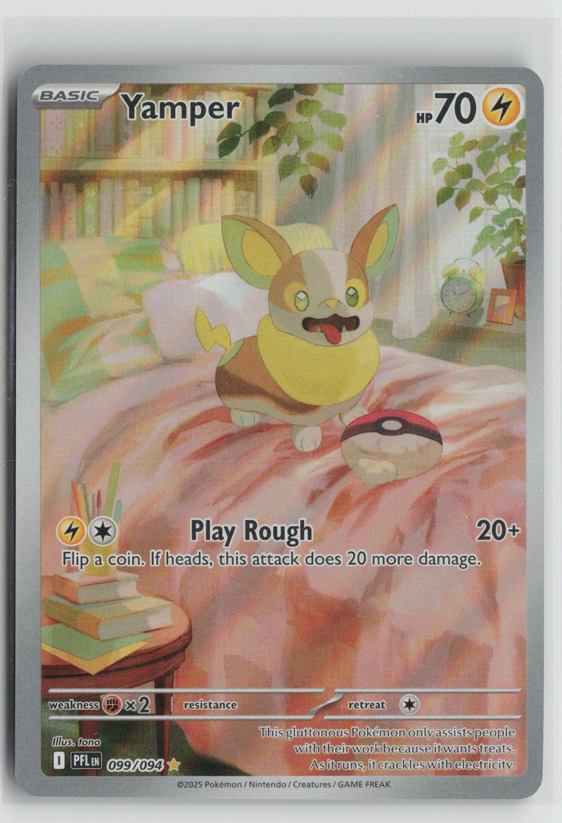 Yamper - Illustration Rare Holo PFL 099/094 NM