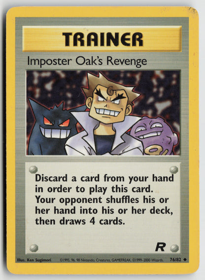 Imposter Oak's Revenge Uncommon Team Rocket 76/82 MP