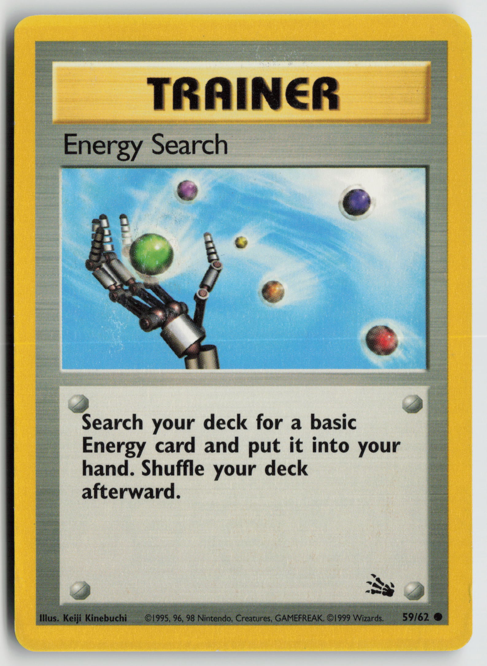 Energy Search Common Fossil 59/62 DMG