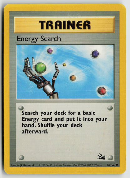 Energy Search Common Fossil 59/62 DMG