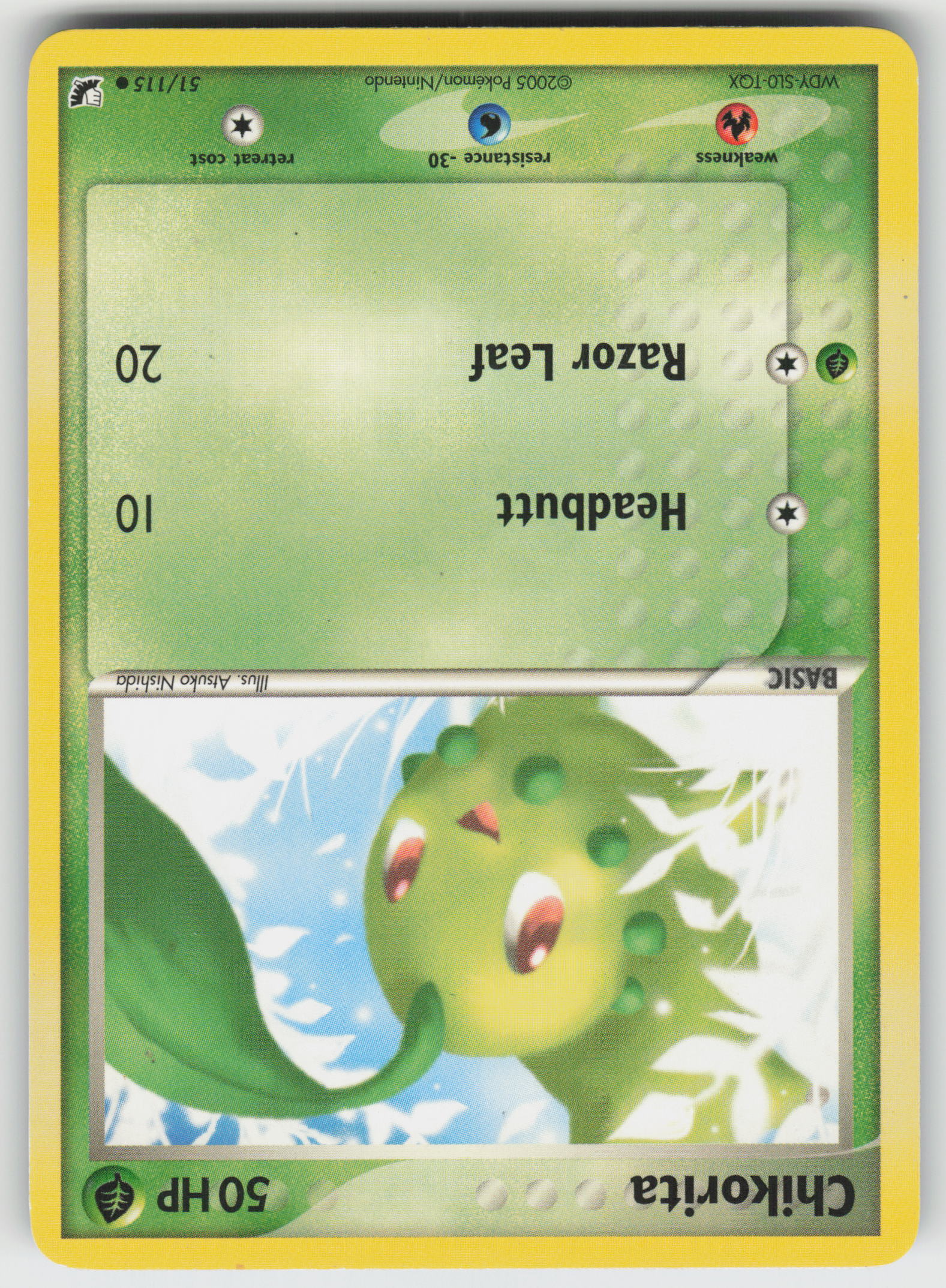 Chikorita Common Unseen Forces 51/115 LP