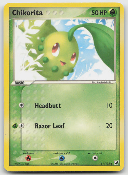 Chikorita Common Unseen Forces 51/115 LP