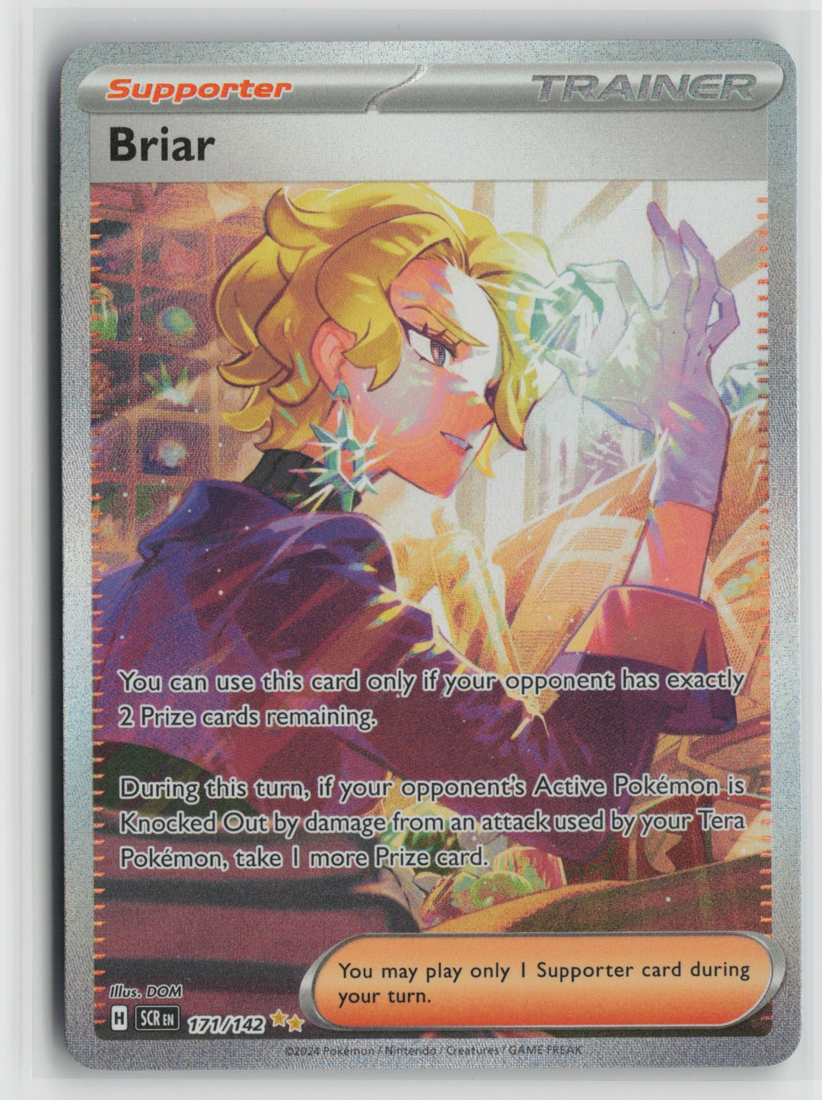 Briar - Special Illustration Rare Holo SCR 171/142 NM