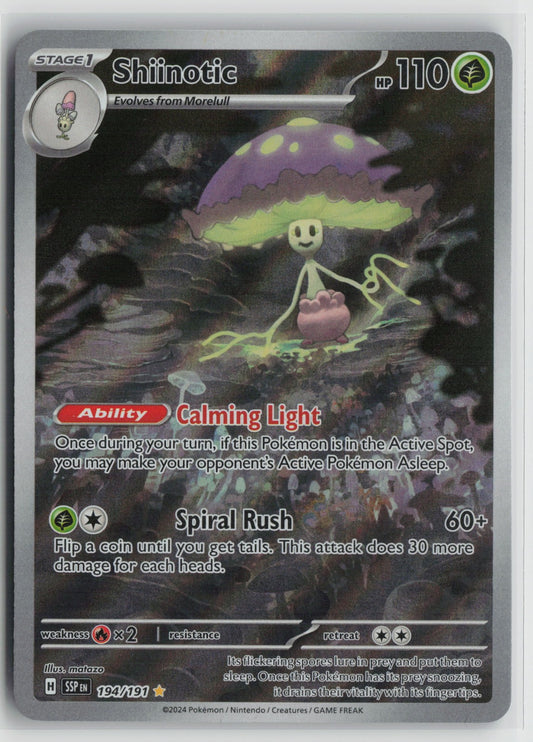 Shiinotic - Illustration Rare Holo SSP 194/191 NM