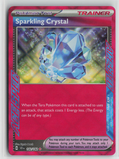 Sparkling Crystal ACE SPEC Rare Holo SCR 142/142 NM