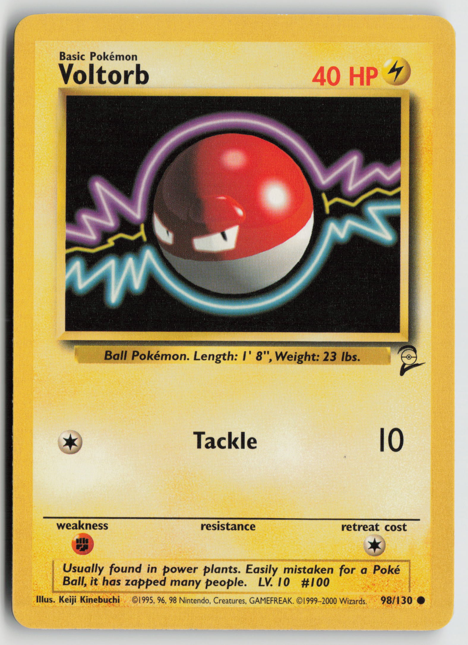 Voltorb Common Base Set 2 098/130 MP