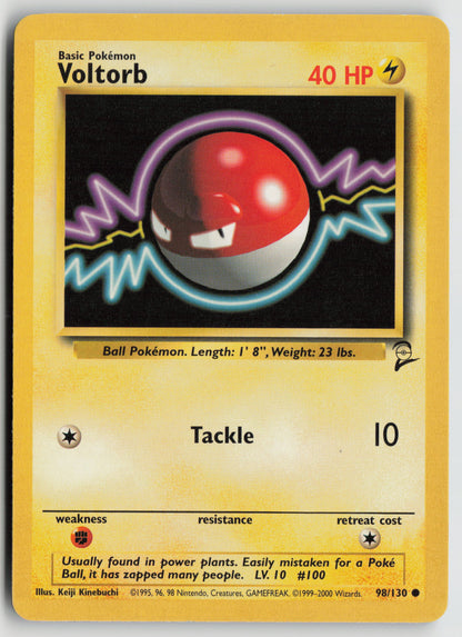 Voltorb Common Base Set 2 098/130 MP