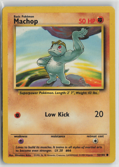 Machop Common Normal BS 052/102 MP