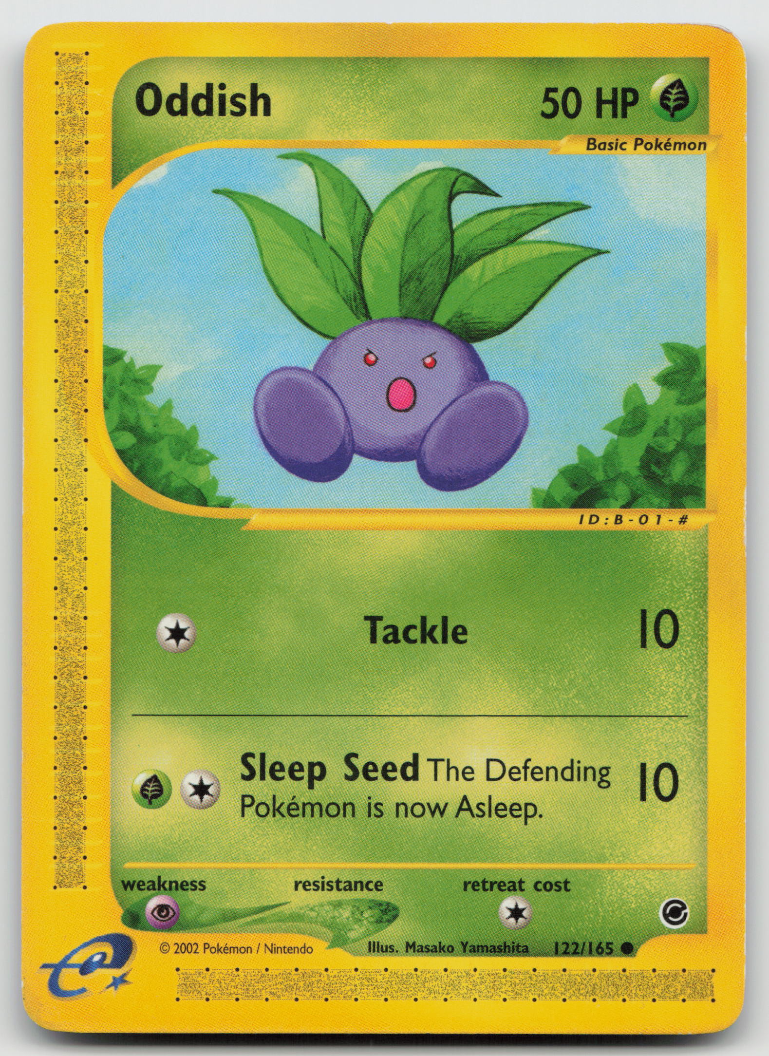 Oddish Common Normal EX 122/165 LP