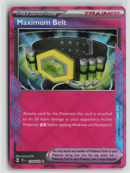 Maximum Belt ACE SPEC Rare Holo TEF 154/162 NM