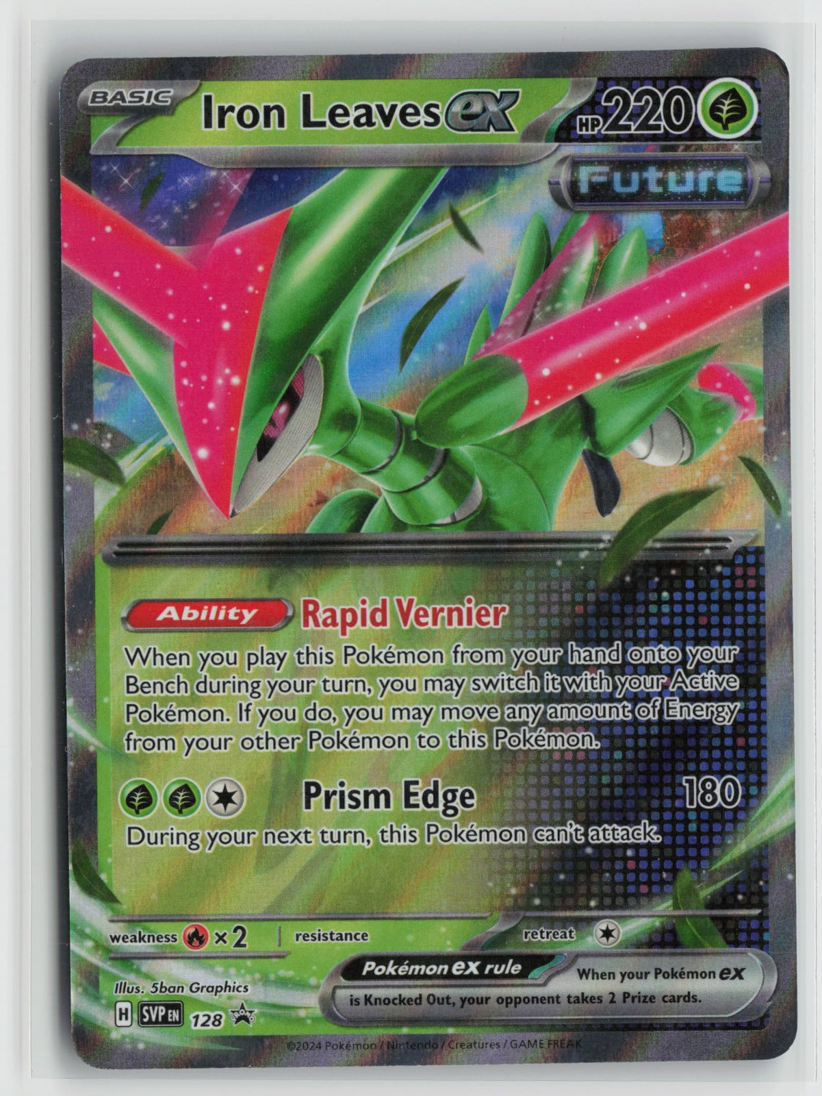 Iron Leaves ex - Promo Holo SVP 128 NM
