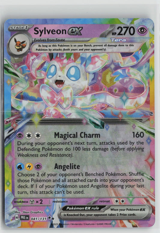 Sylveon ex - Double Rare Holo PRE 041/131 NM