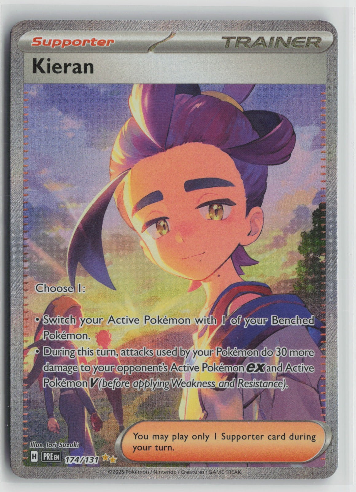 Kieran - Special Illustration Rare Holo PRE 174/131 NM