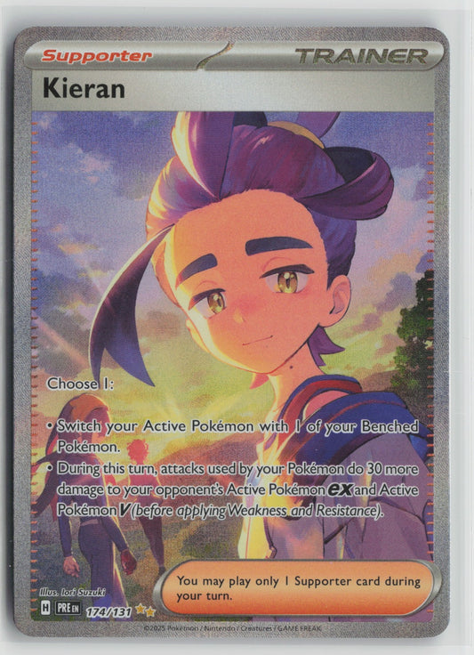 Kieran - Special Illustration Rare Holo PRE 174/131 NM