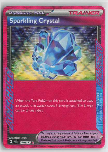 Sparkling Crystal ACE SPEC Rare Holo PRE 129/131 NM