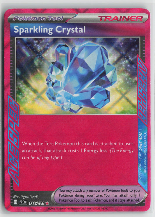 Sparkling Crystal ACE SPEC Rare Holo PRE 129/131 NM