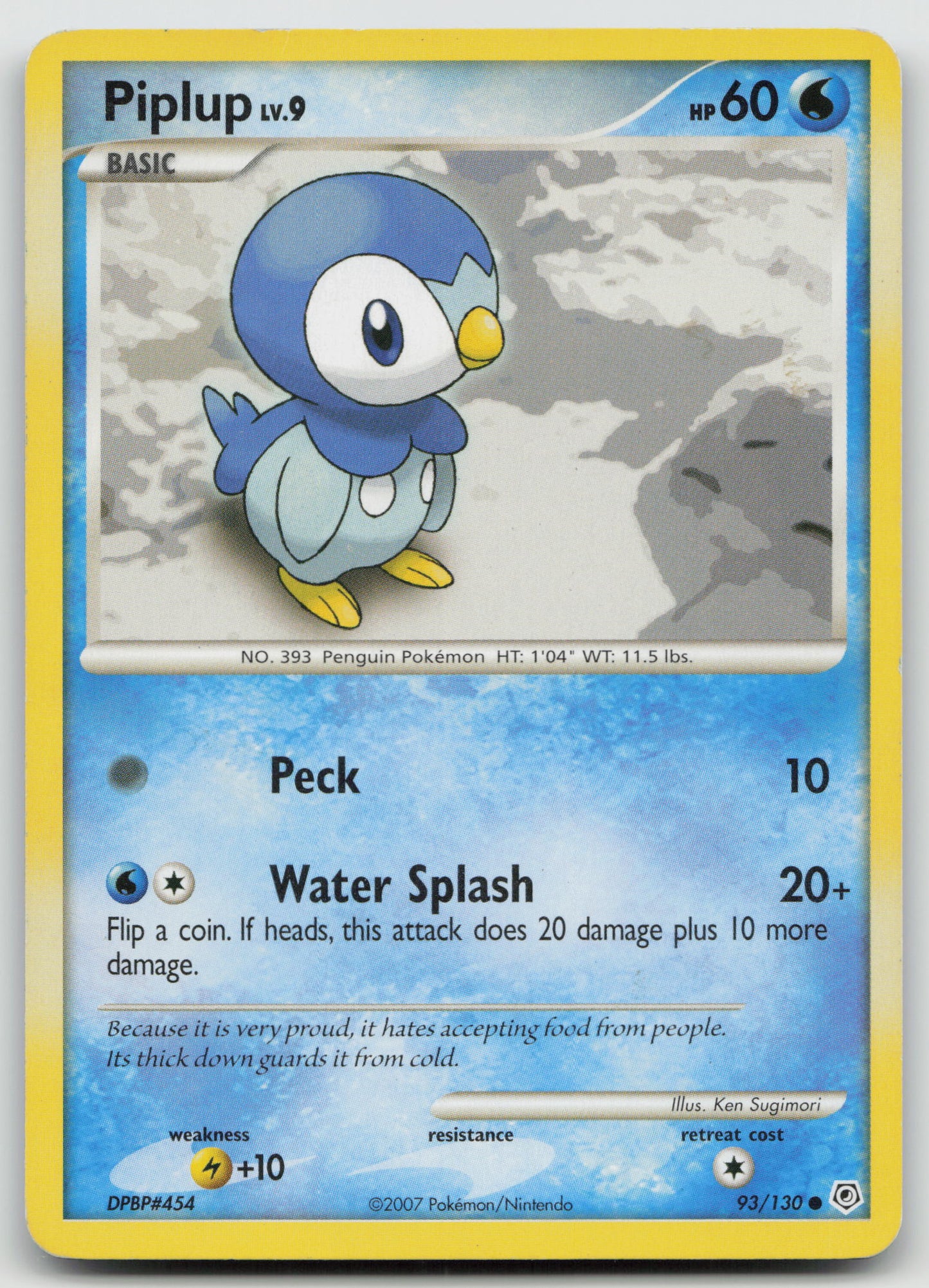Piplup Common Normal DP 93/130 HP