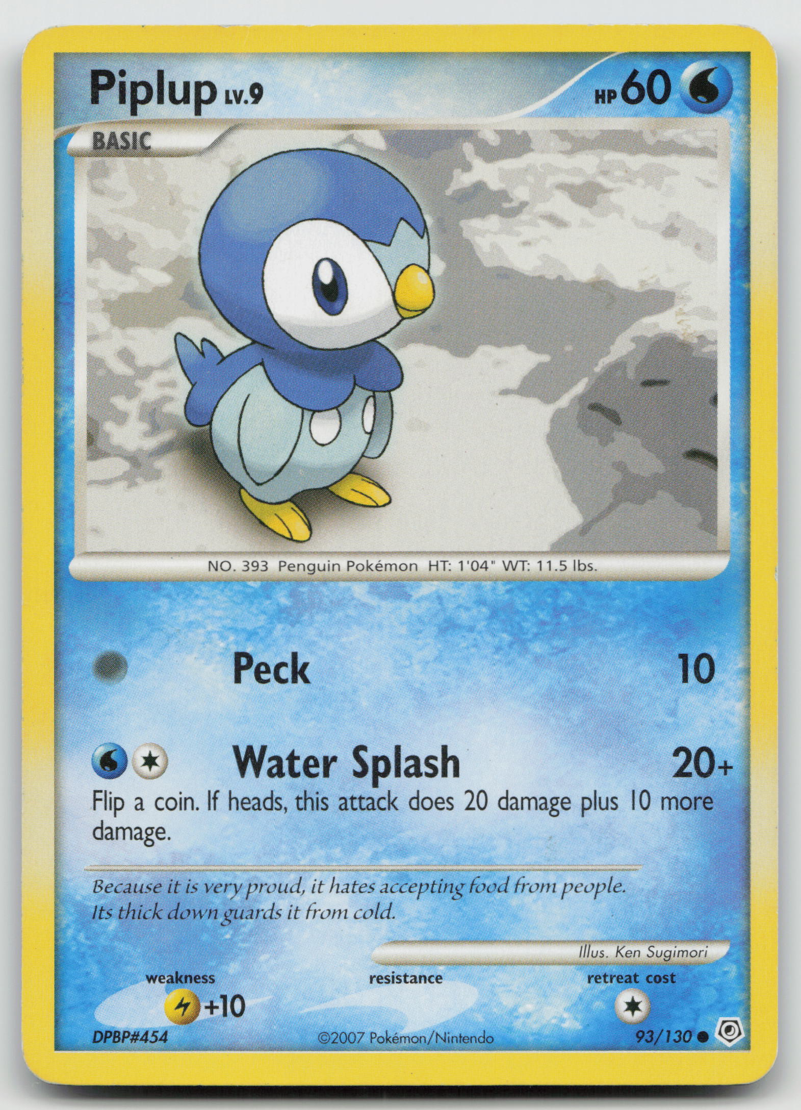Piplup Common Normal DP 93/130 HP