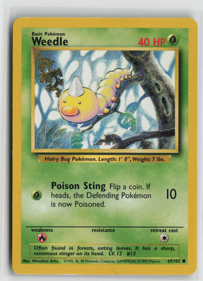 Weedle Common BS 069/102 DMG