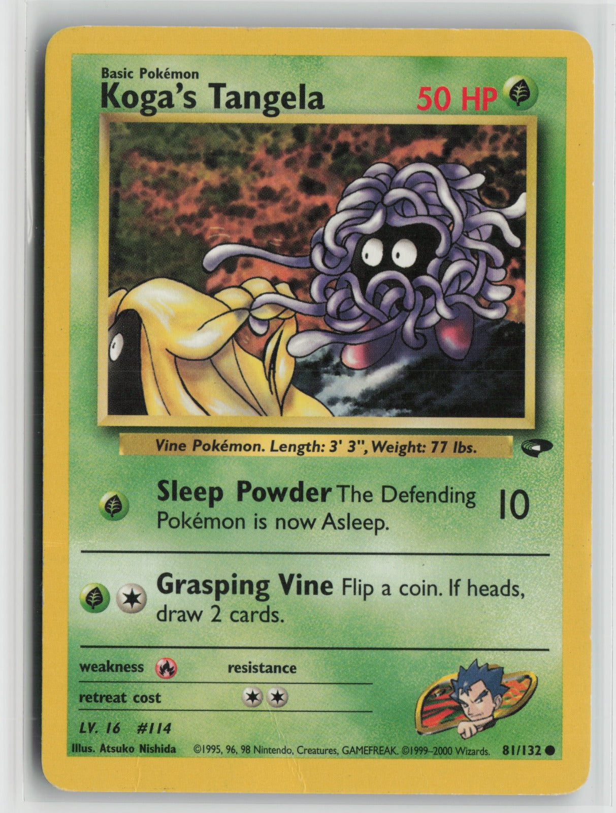 Koga's Tangela Common Unlimited G2 081/132 DMG