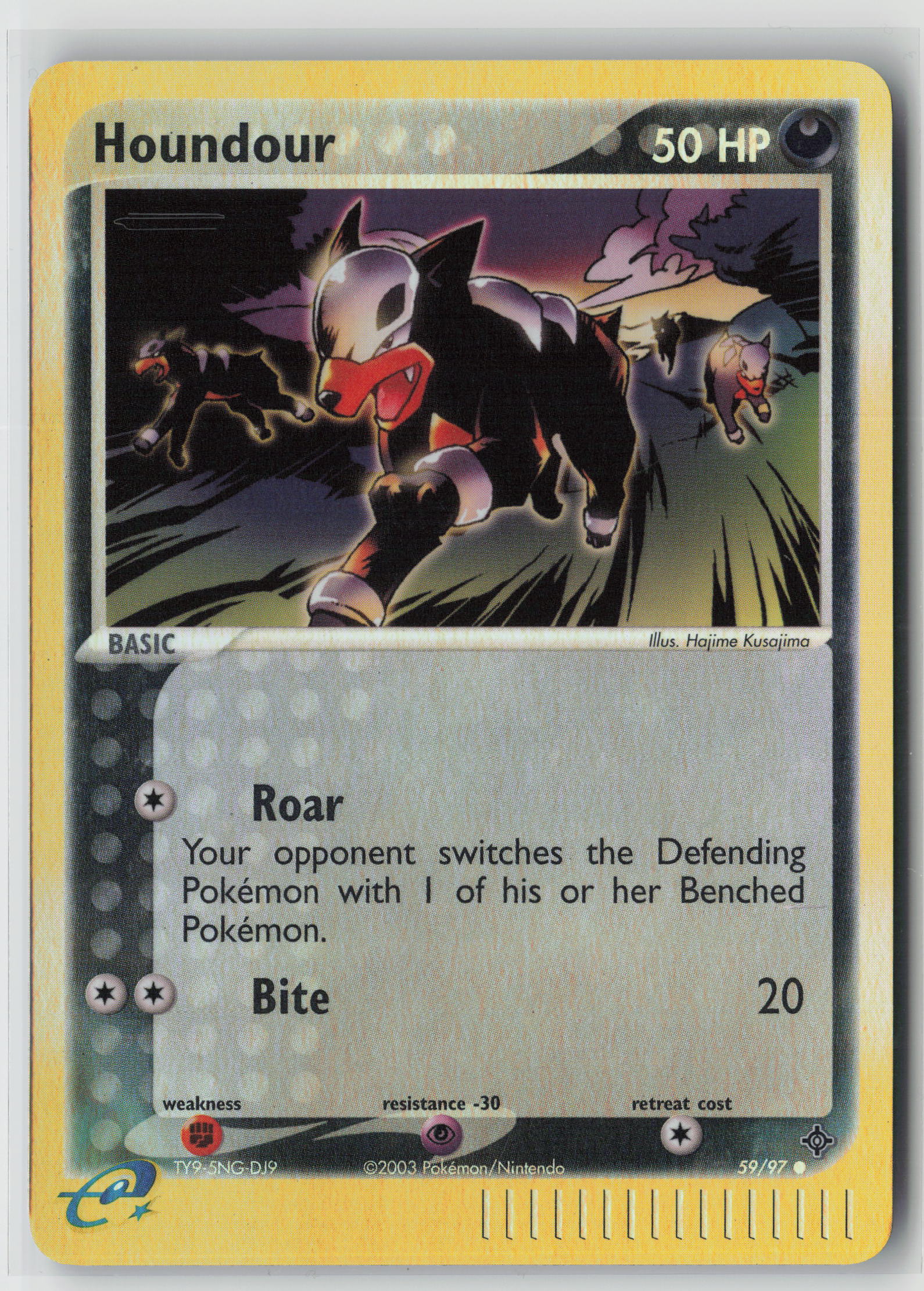 Houndour Common Dragon 59/97 NM