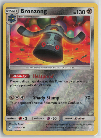 Bronzong Rare Reverse SM - Team Up 101/181 NM