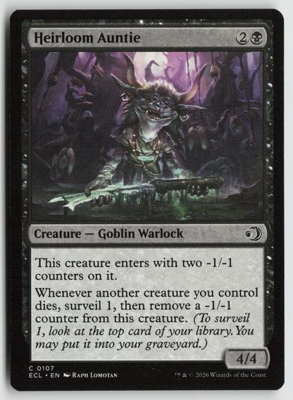 Heirloom Auntie C ECL 107 NM