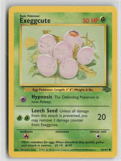Exeggcute Common Unlimited JU 52/64 LP