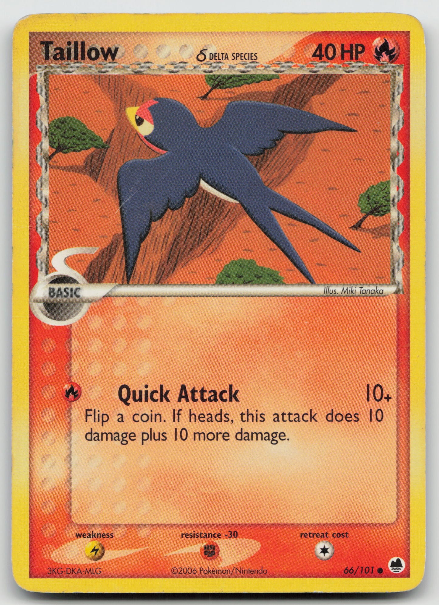 Taillow (Delta Species) Common Normal DF 66/101 HP