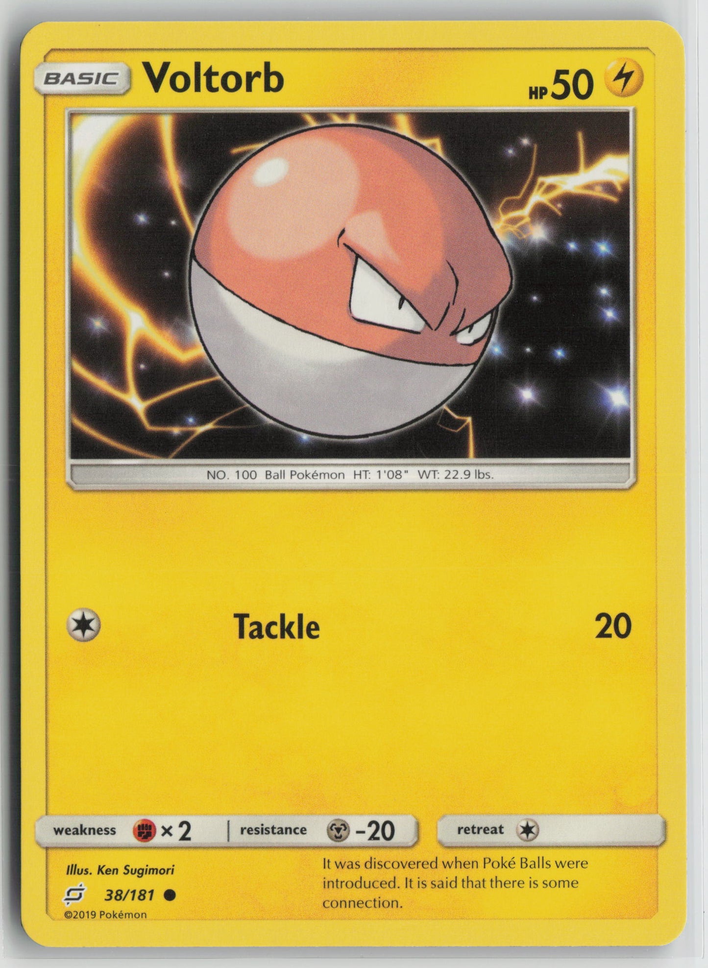 Voltorb Common SM - Team Up 38/181 NM
