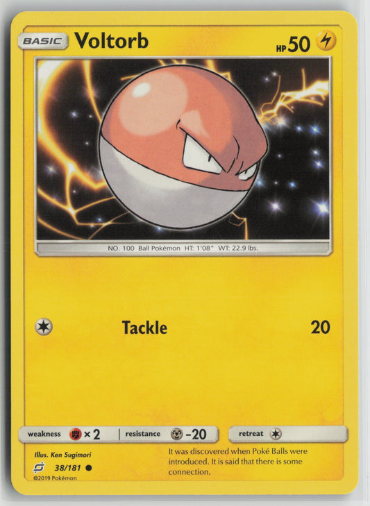 Voltorb Common SM - Team Up 38/181 NM