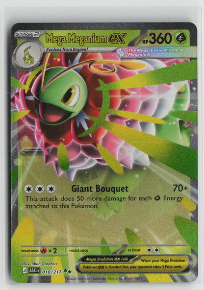 Mega Meganium ex - Double Rare Holo ASC 010/217 NM