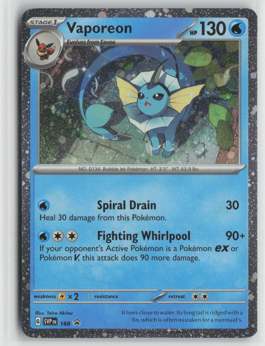 Vaporeon - (Cosmos Holo) Promo Holo SVP 168 NM
