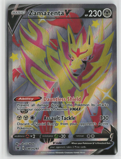 Zamazenta V (Shiny) - Promo Holo SWSD SWSH293 NM