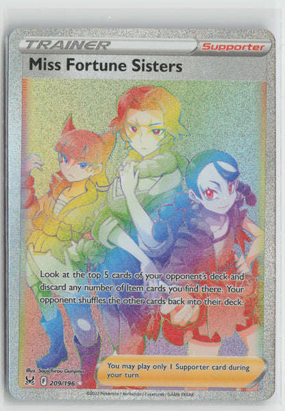 Miss Fortune Sisters (Secret) Secret Rare Holo SWSH11 209/196 NM