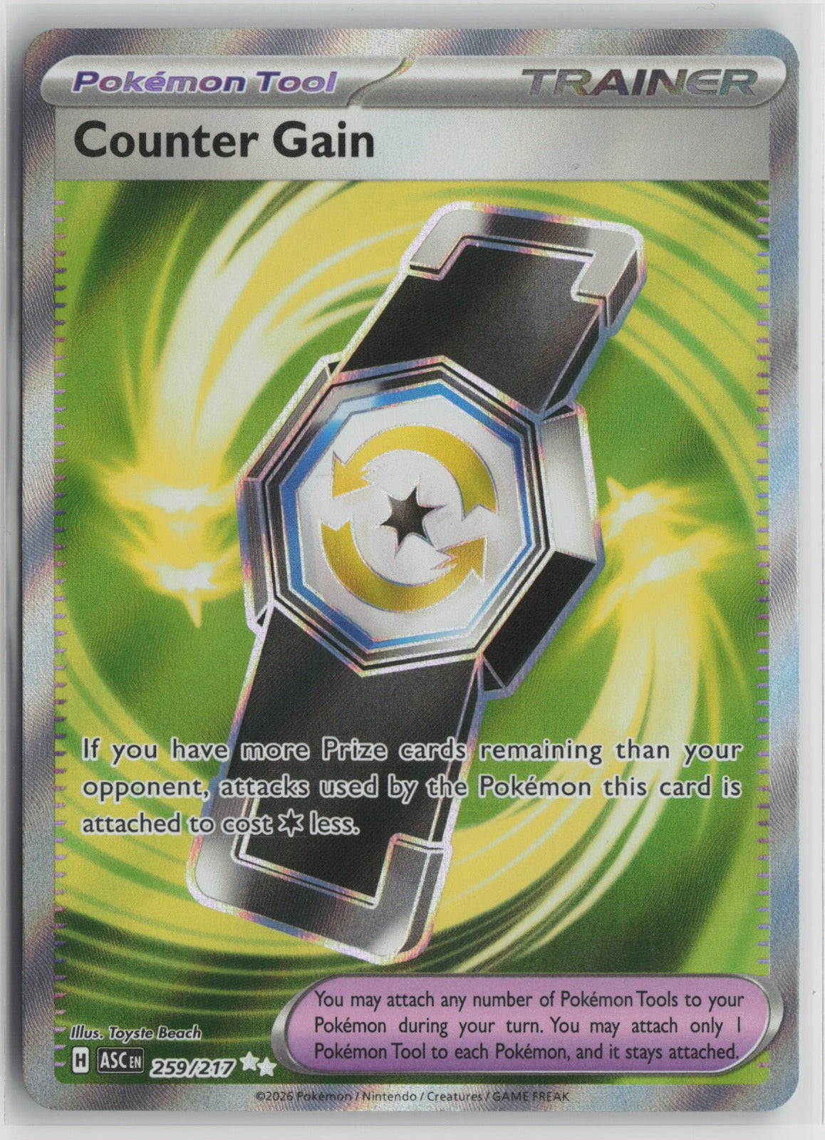 Counter Gain Ultra Rare Holo ASC 259/217 NM