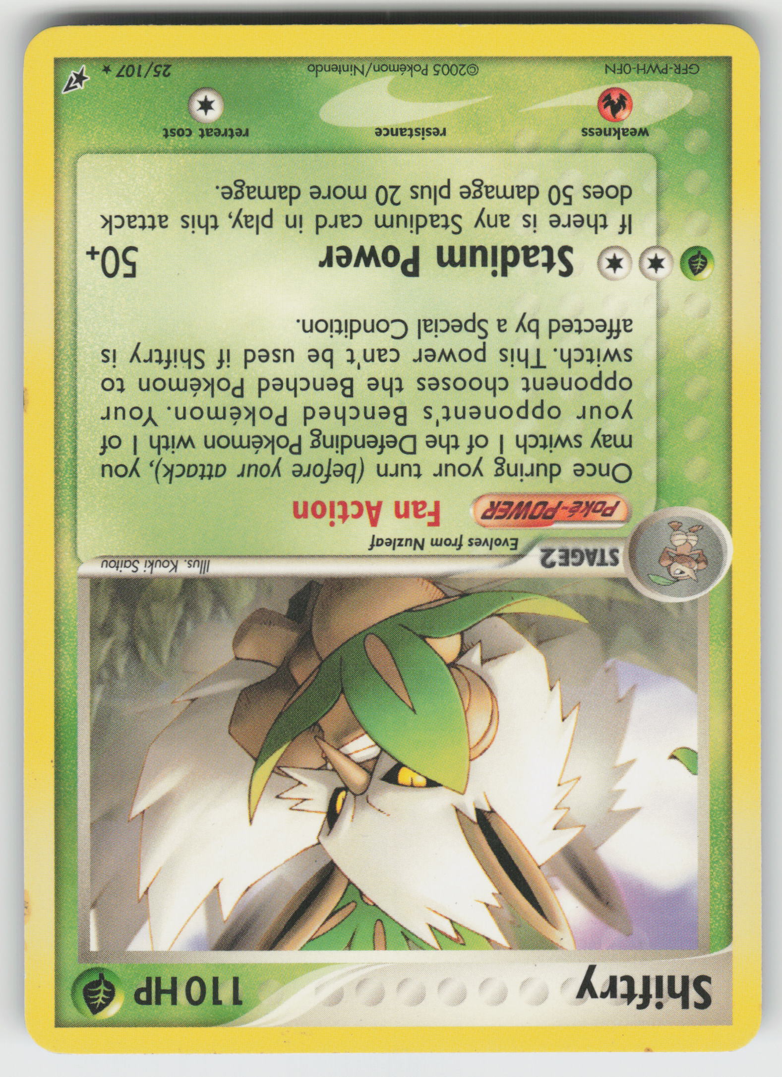 Shiftry Rare Deoxys 25/107 LP