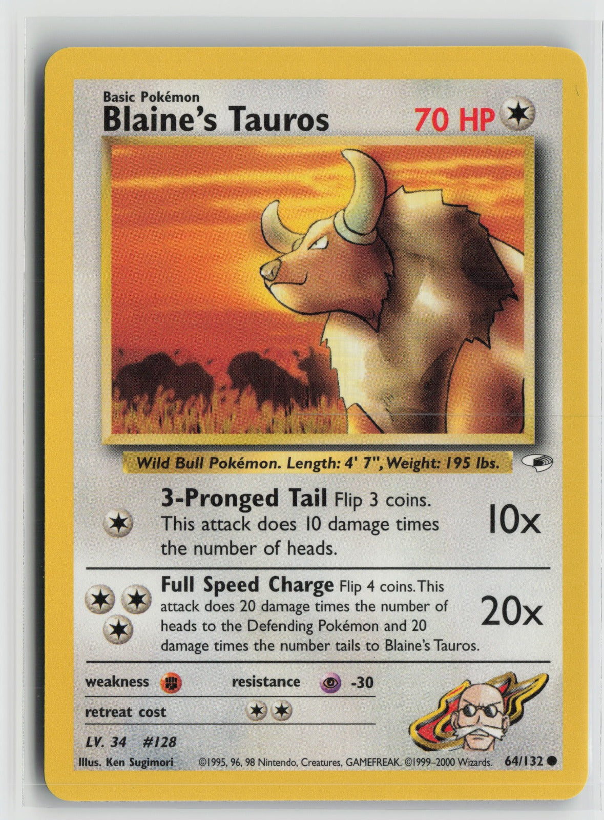 Blaine's Tauros Common Unlimited G1 064/132 NM
