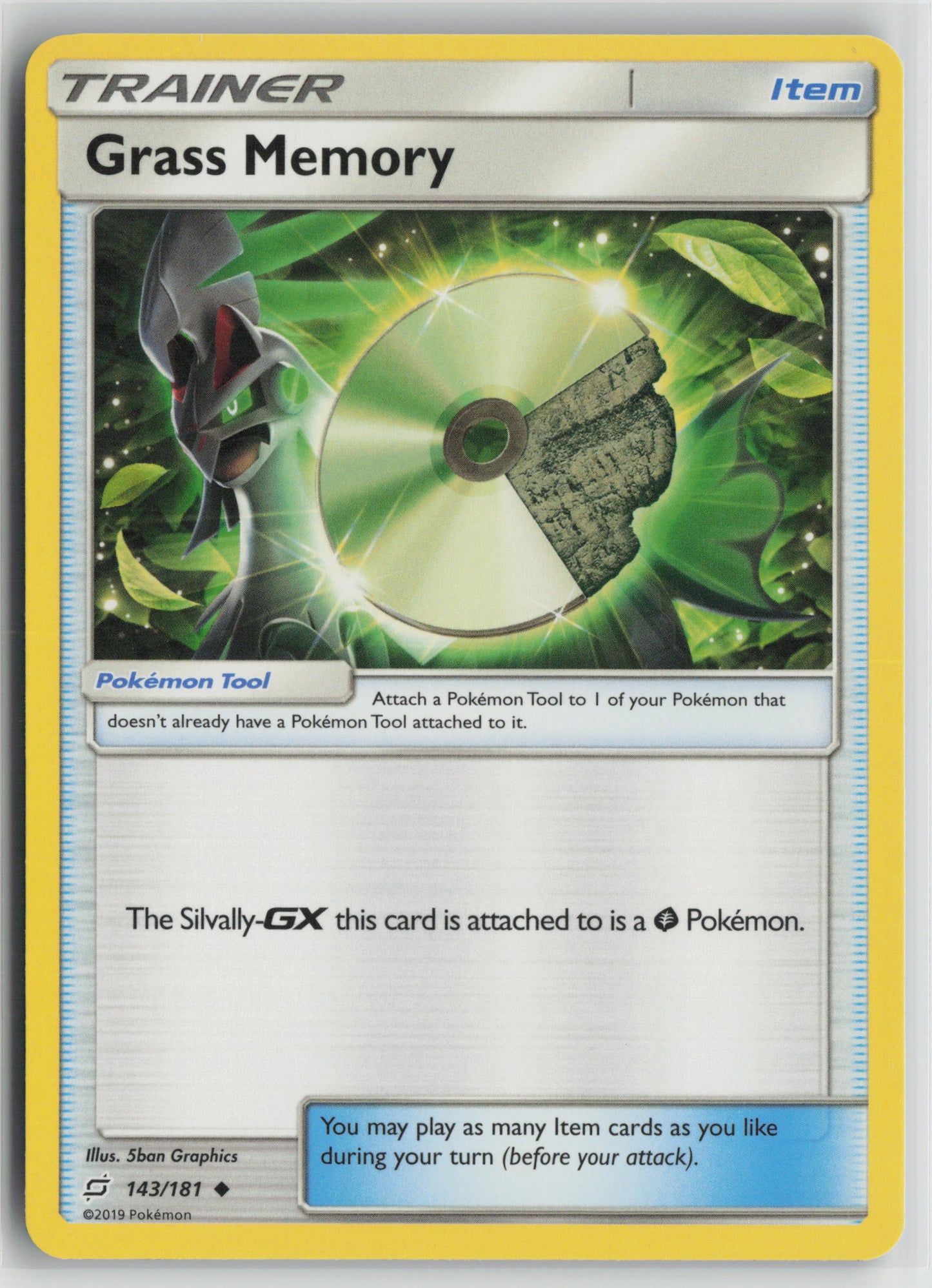 Grass Memory Uncommon SM - Team Up 143/181 NM