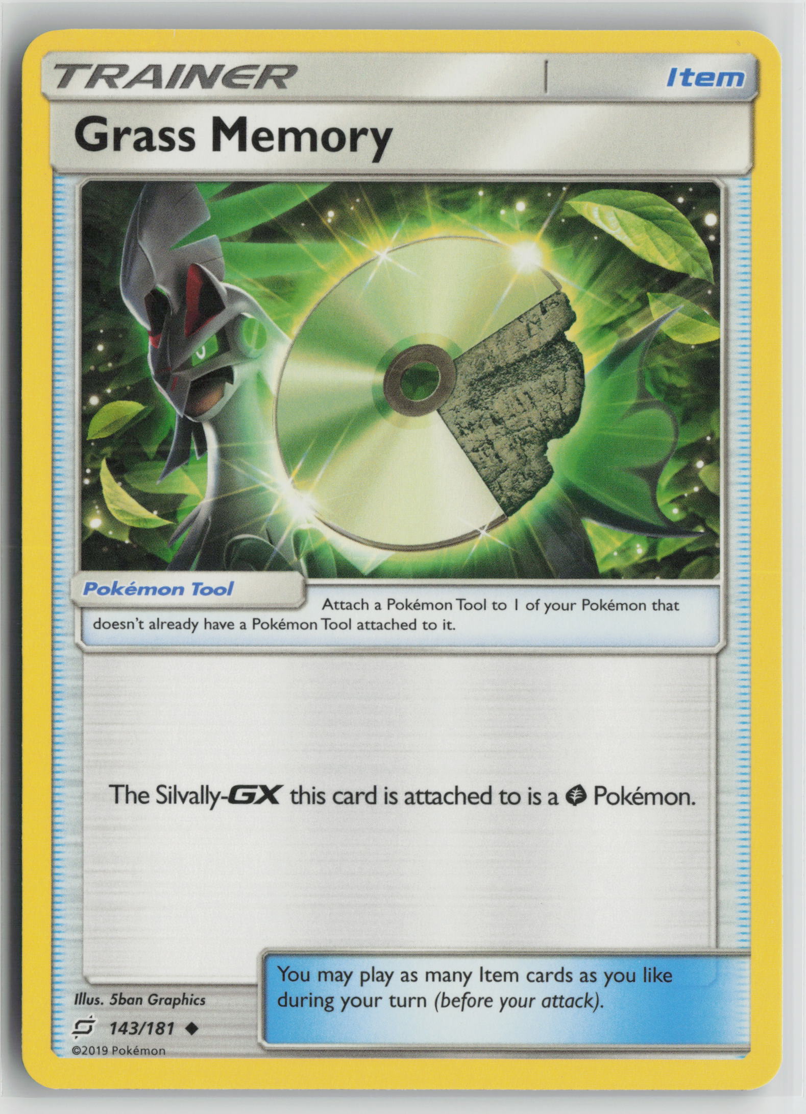 Grass Memory Uncommon SM - Team Up 143/181 NM